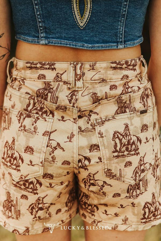Wild West Denim Shorts