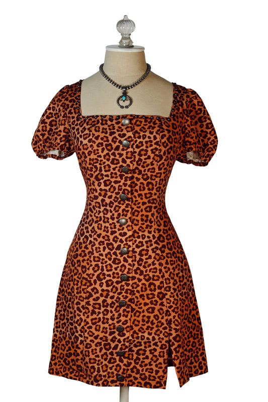 Buckin’ Wild Leopard Dress