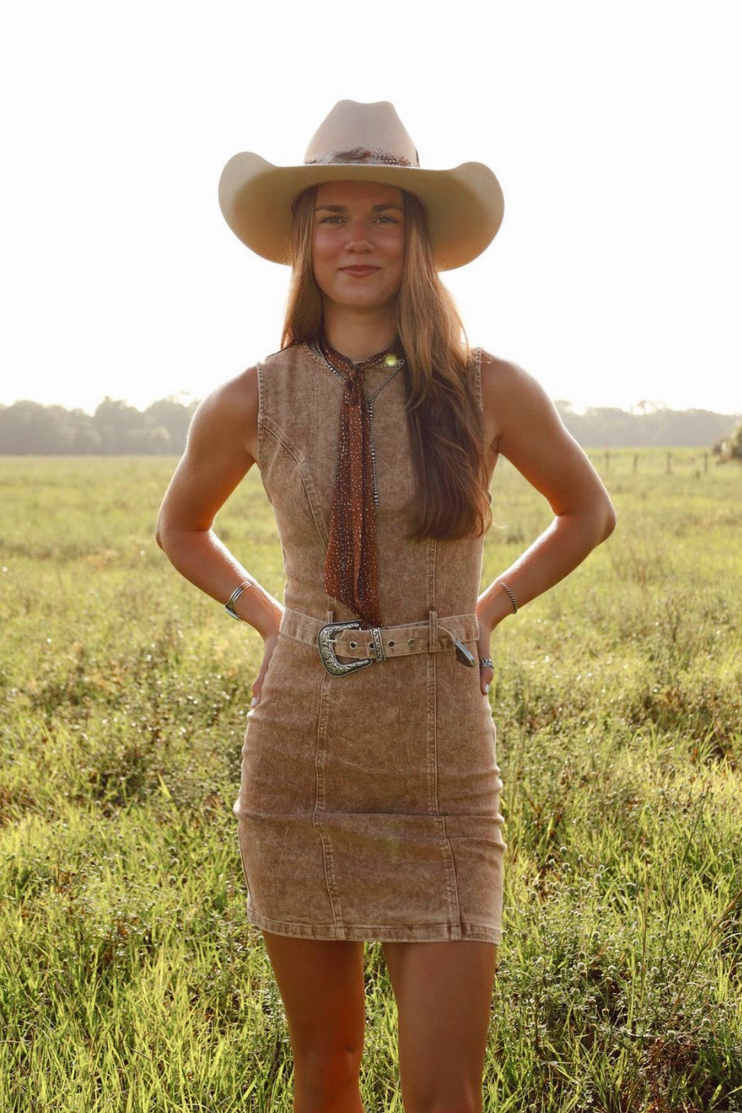 Buckskin Denim Dress