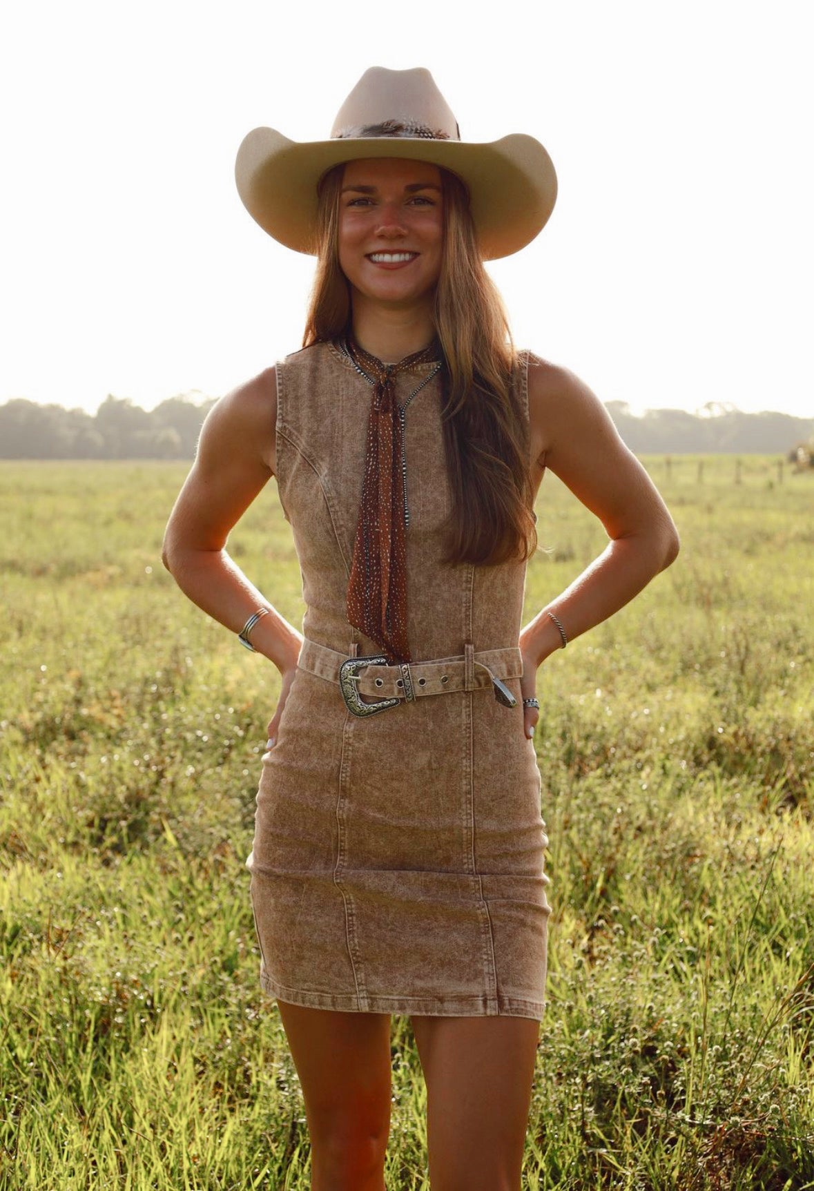 Buckskin Denim Dress
