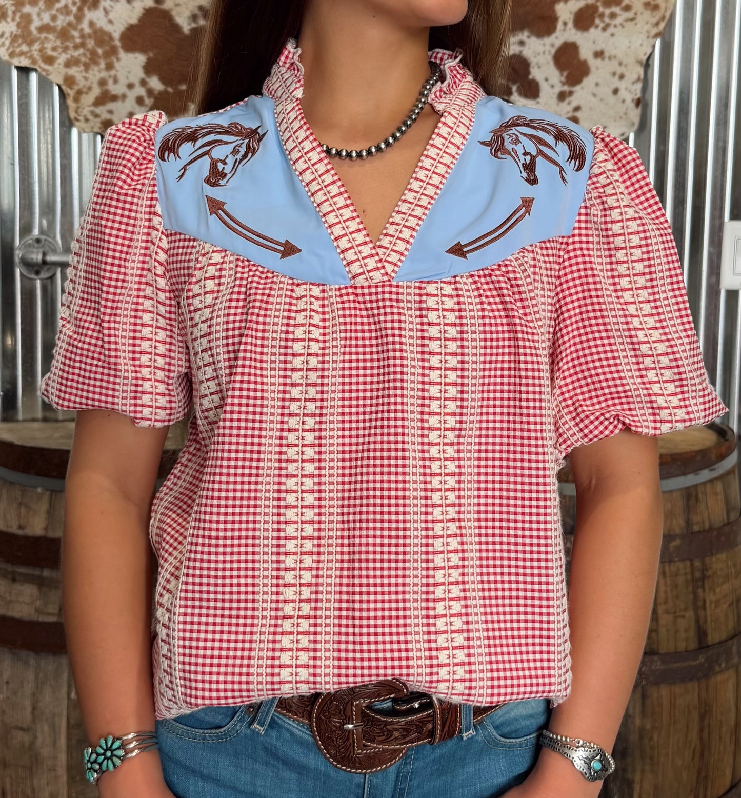 Western Pony Blouse